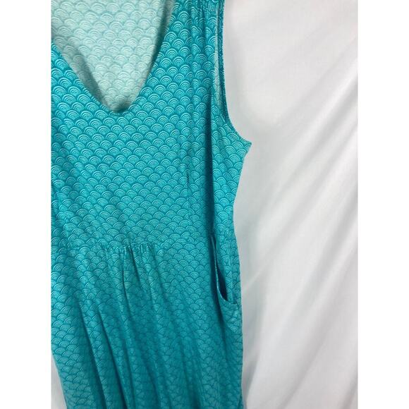 Boden Melinda Dress Aqua With Pockets Size 16R - Picture 6 of 8